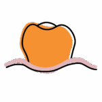 Illustration of a tooth surrounded by puffy pink gums, symbolizing swollen tissue